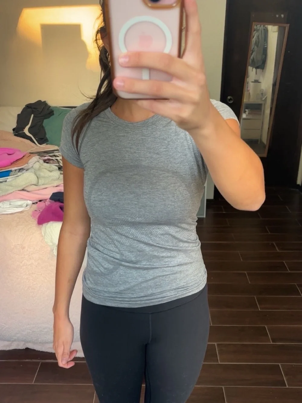 Lululemon Heather Gray Swiftly Tech 2.0 Hip Length